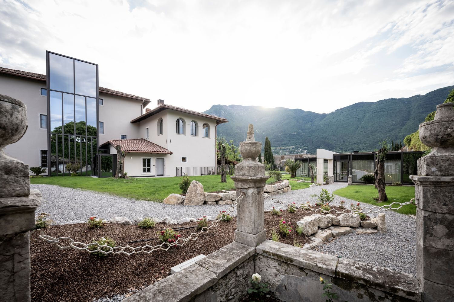 The monumental halls of a monastery are brought back to life as a hotel
