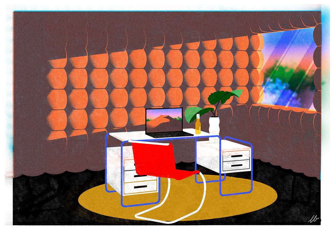 Elvesztett terek - a karantén iroda koncepció