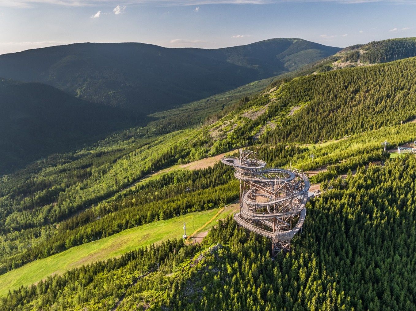 Hat nem mindennapi kilátó | Csehország