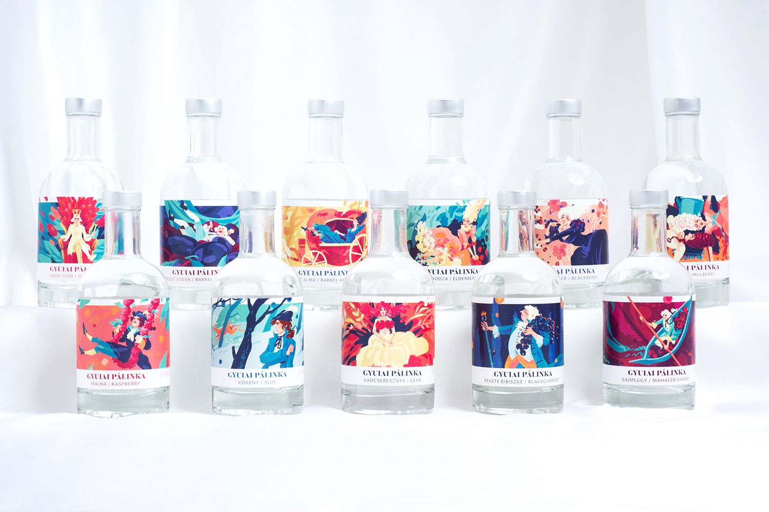 Story-telling label design from Halisten studio