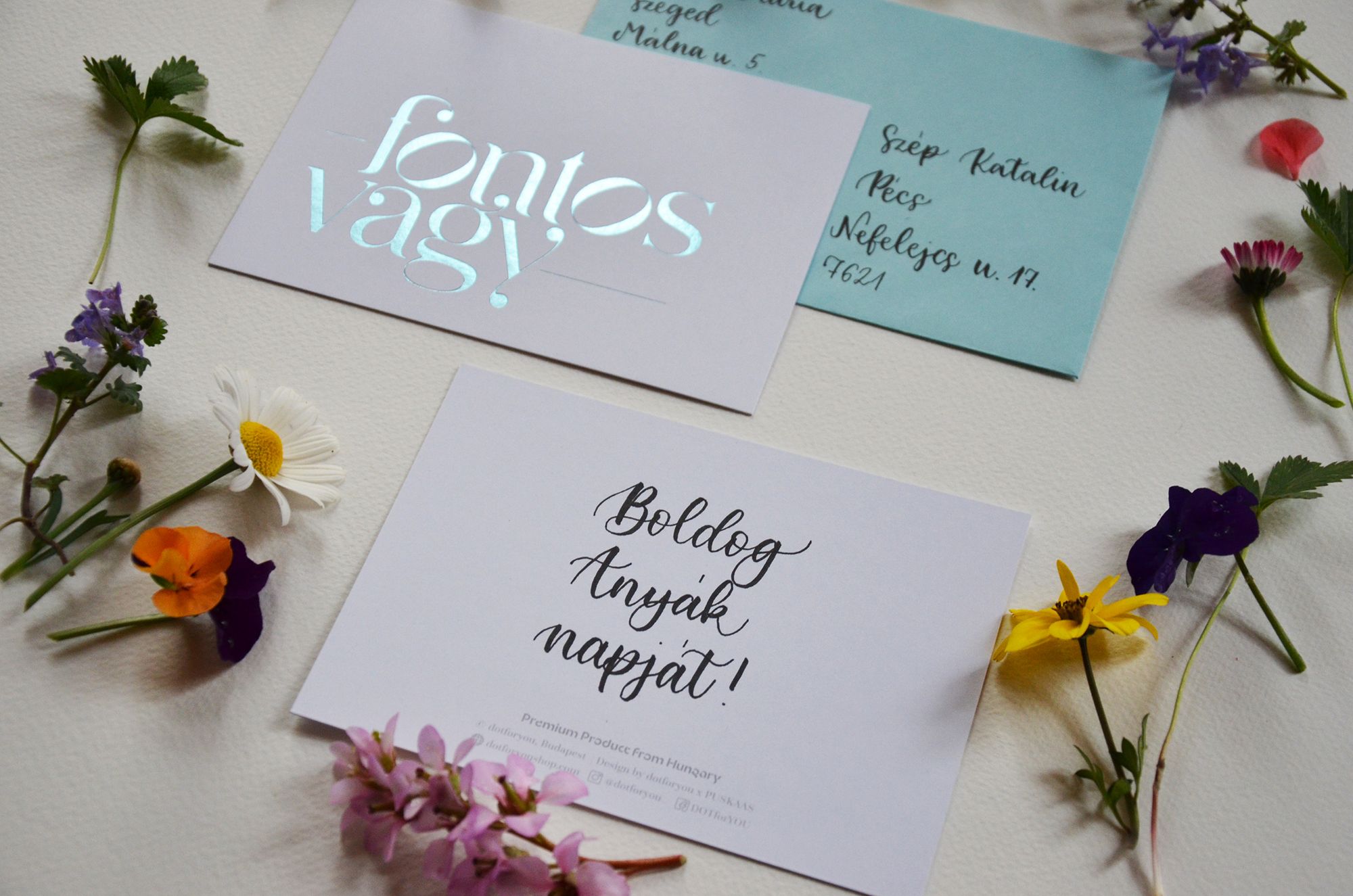 Handwritten postcard for Mother's Day by DOT for You