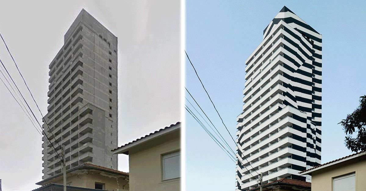 When graphic design meets architecture