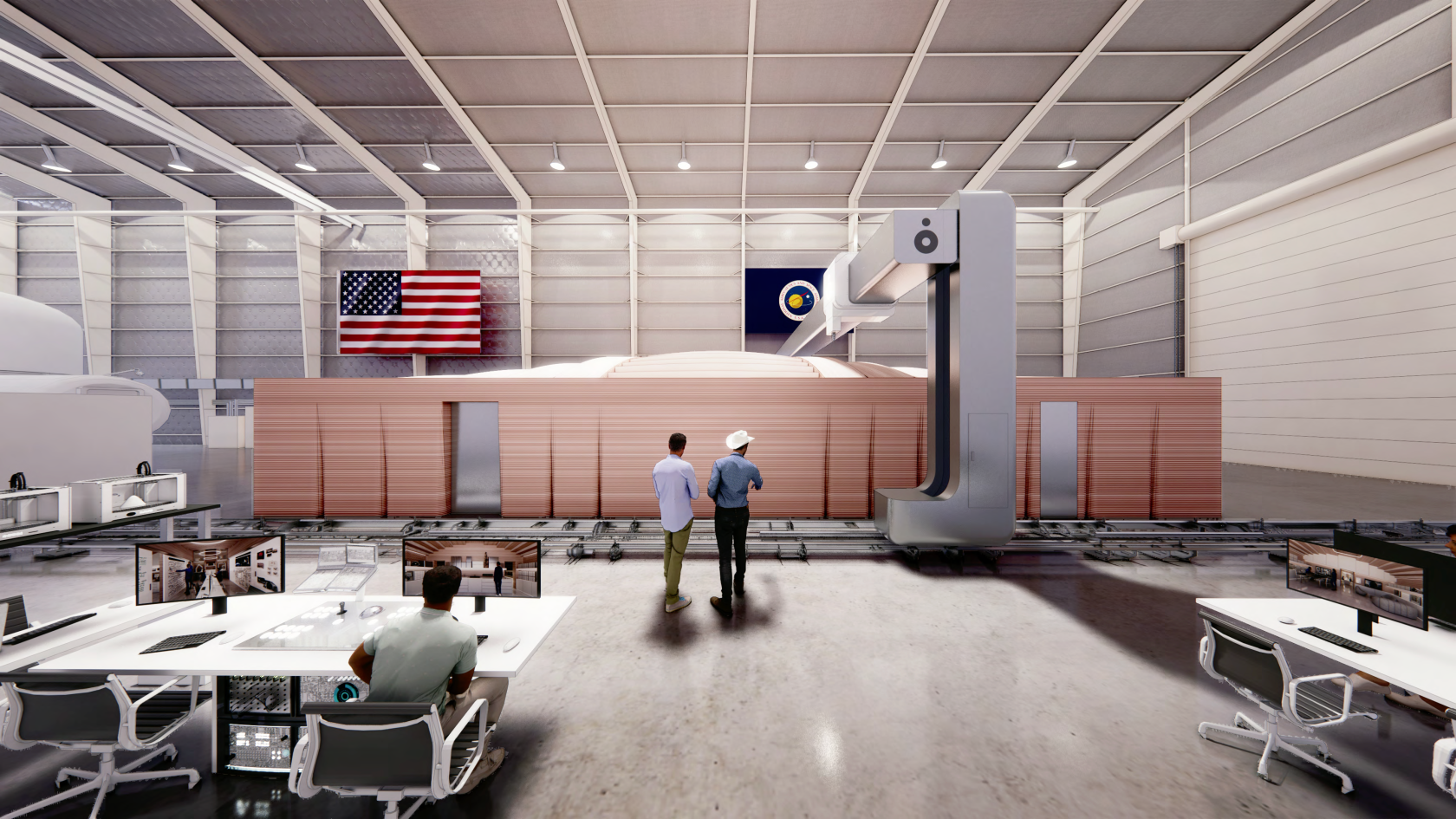 NASA builds a 3D-printed habitat simulating Martian conditions