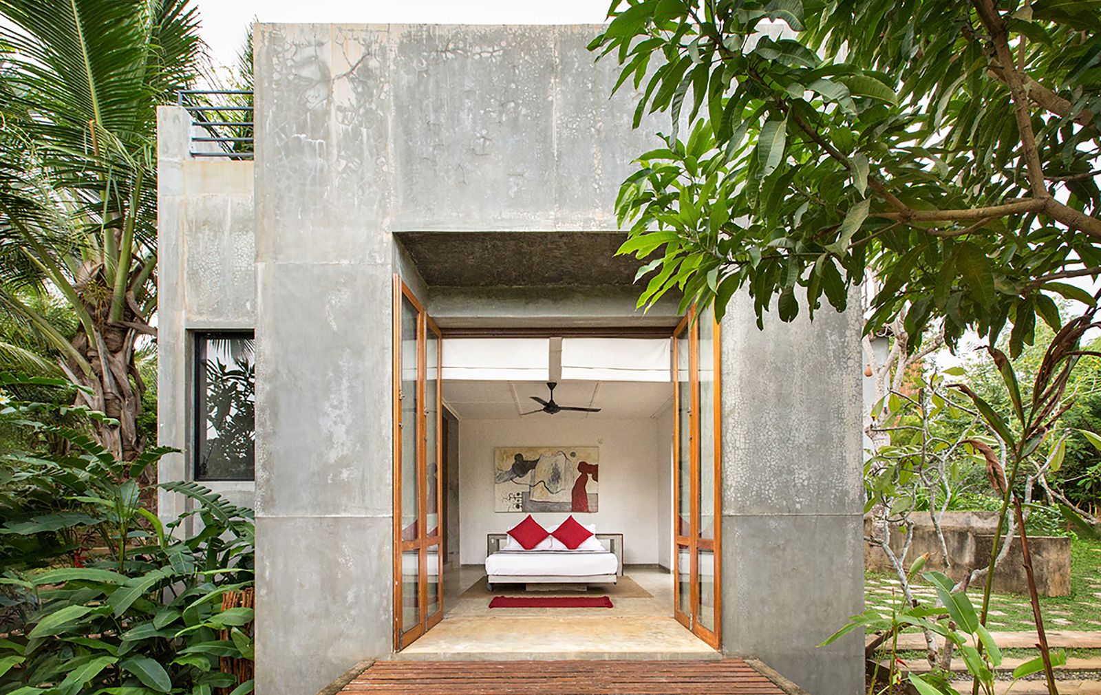 Brutalist holiday homes