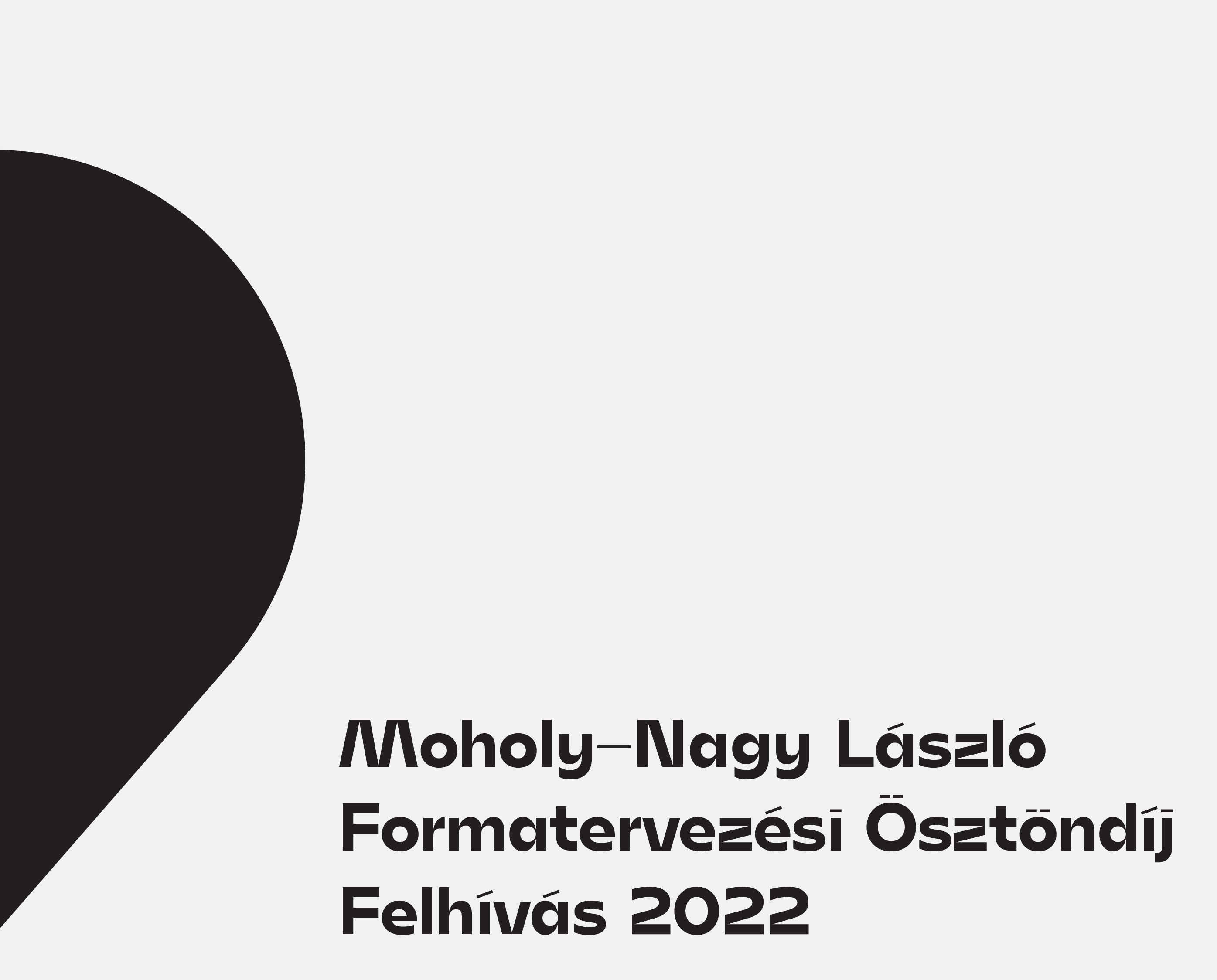 Már lehet jelentkezni a 2022-es Moholy-Nagy László Formatervezési Ösztöndíjra