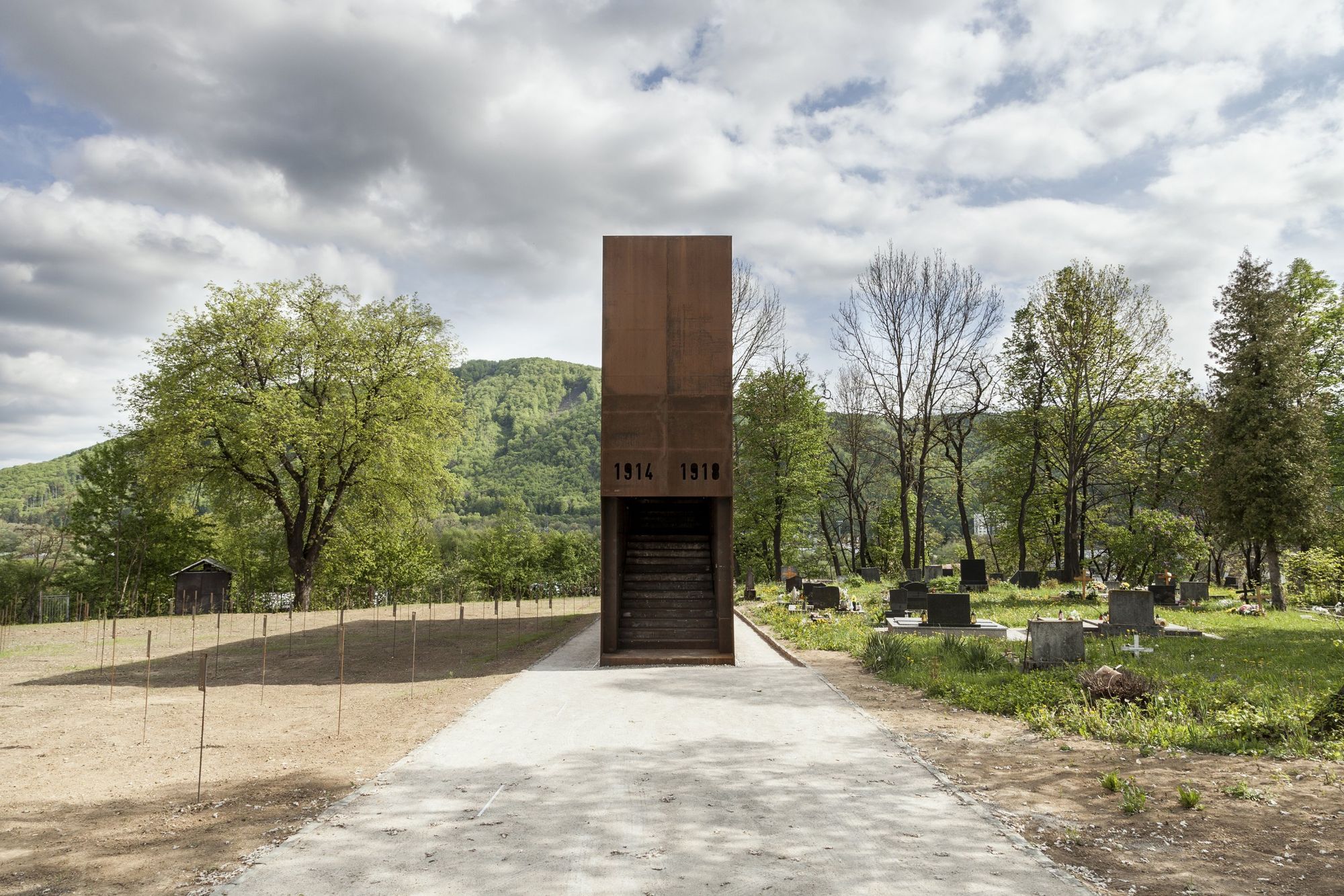 Monument in a First World War cemetery | Banská Bystrica, Slovakia