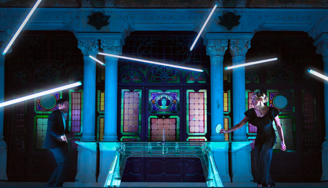 Ping-pong table on the border of sport, design and art | IMPATIA