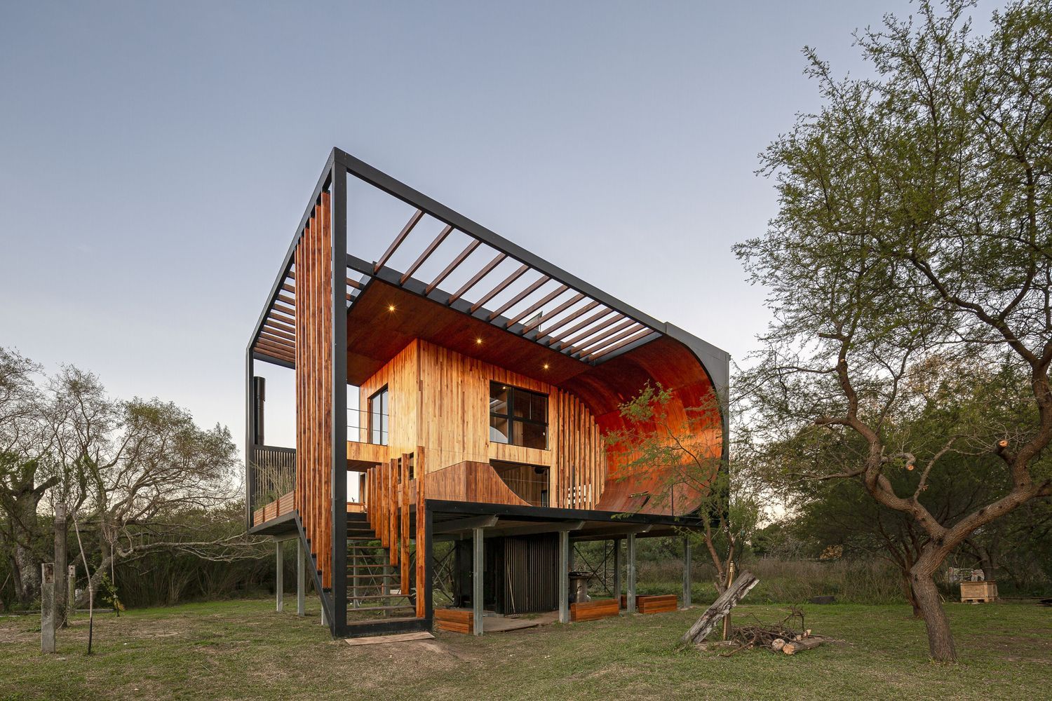 A fusion of house and skate park