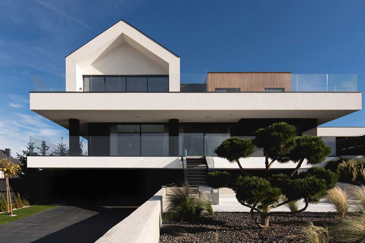 Polish family house built based on LEGO principles