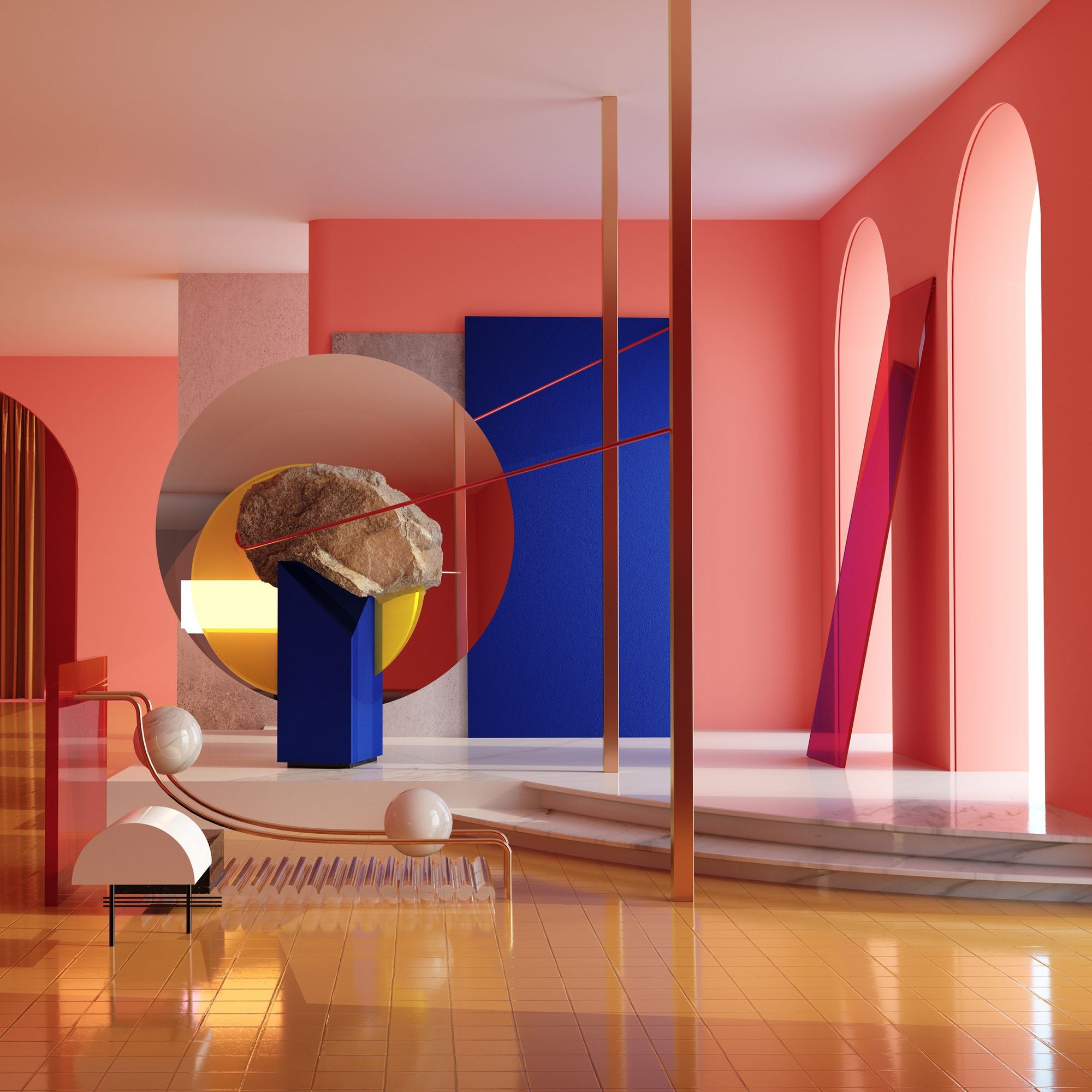 The ideal world is beyond reality | Dreamscape illustrations by Peter Tarka and the Ouum Studio