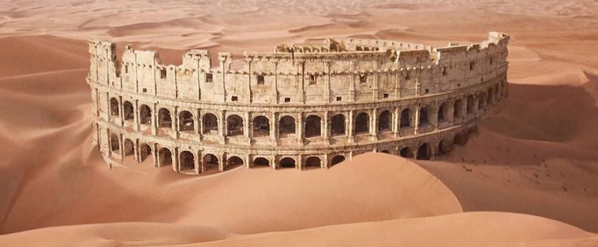 Climate apocalypse as seen by a drone