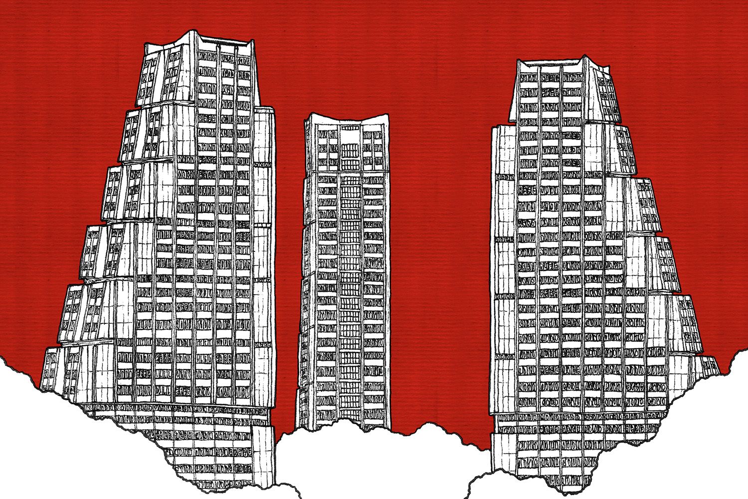 Brutalist illustrations