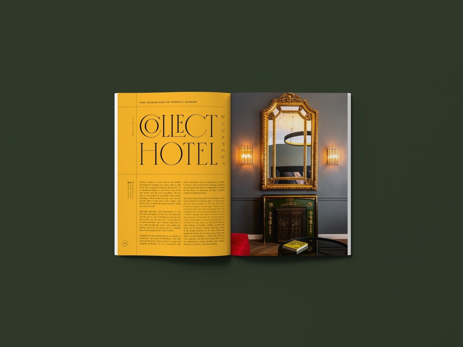 A Károlyi-kert rejtett gyöngyszeme: Hotel Collect Budapest