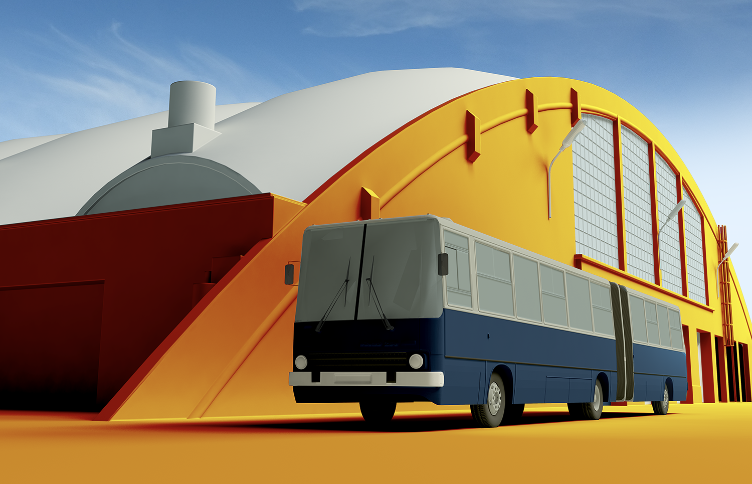 The Kelenföld bus garage turns 70 this year