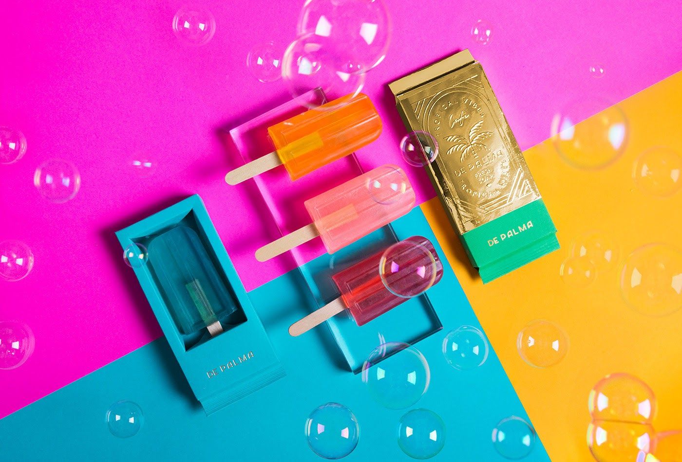 Art deco popsicles made of soap | Estudio Albino