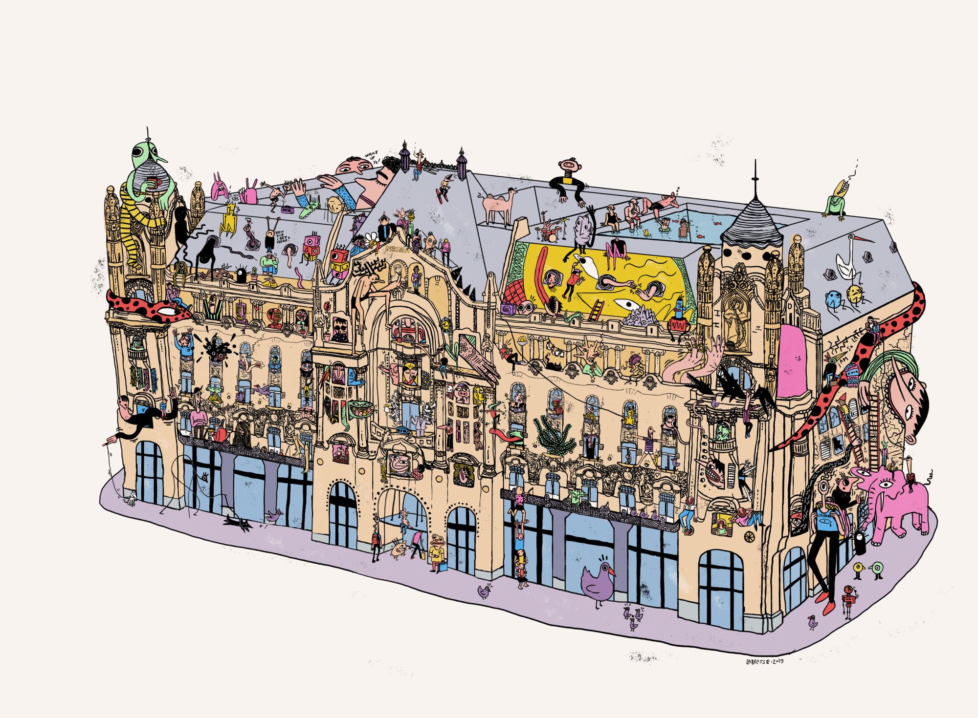 Budapest by Labrosse | Gresham-palota