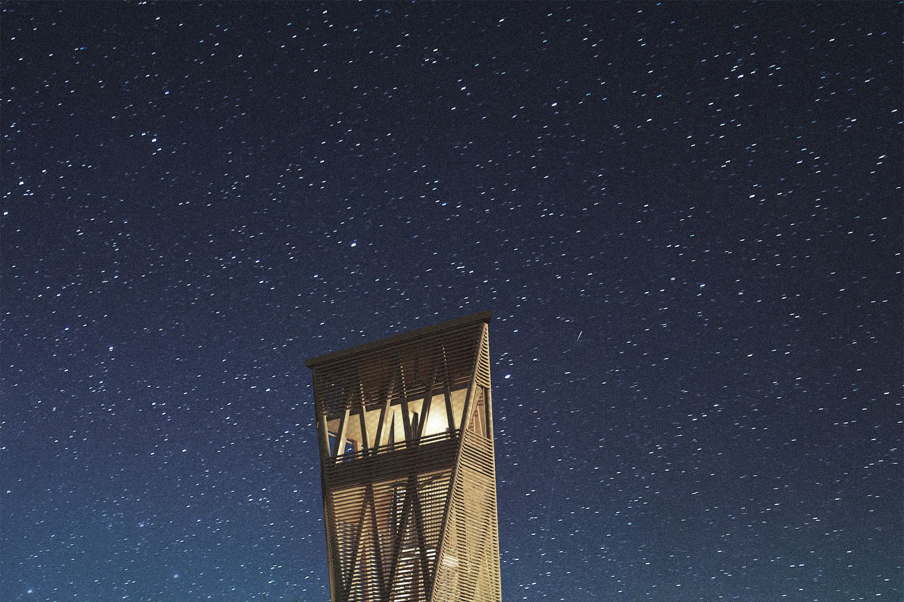 The new lookout tower of the greening Budapest