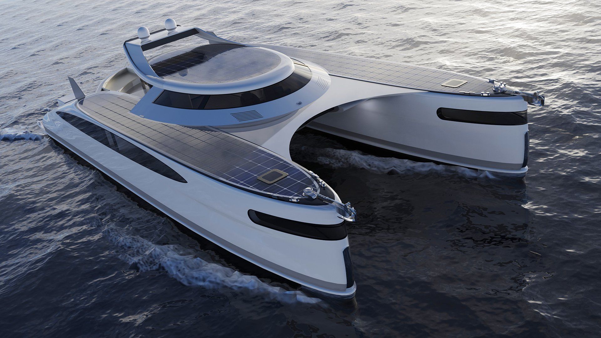 Amphibious catamaran with innovative solutions | Pagurus
