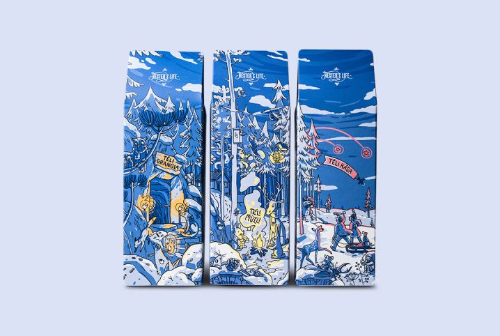 Ínycsiklandó téli reggeli a Halisten csomagolásában | Hester's Life