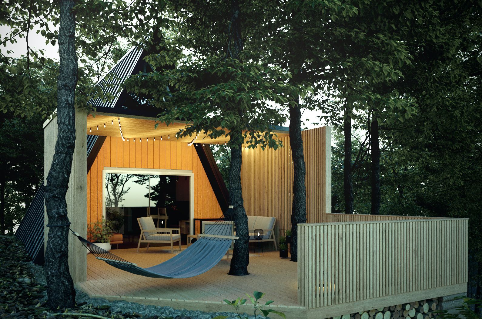 A cozy nook in the middle of the forest | Kabinka