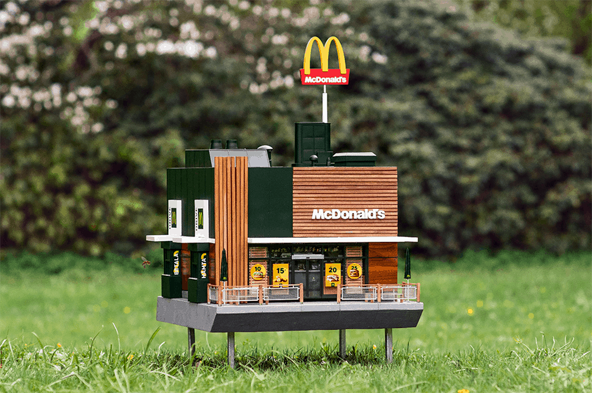 McKaptár - a világ legkisebb mekije