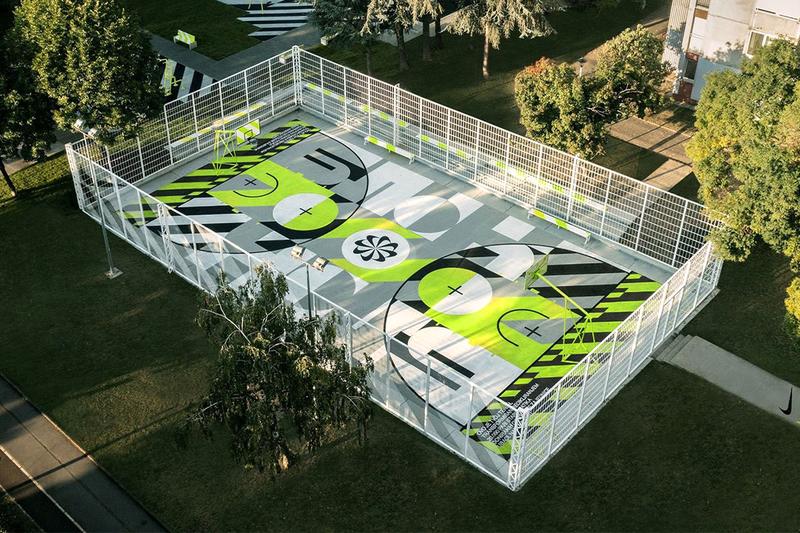 Újrahasznosított cipőkből épült a Nike sportpark Szerbiában