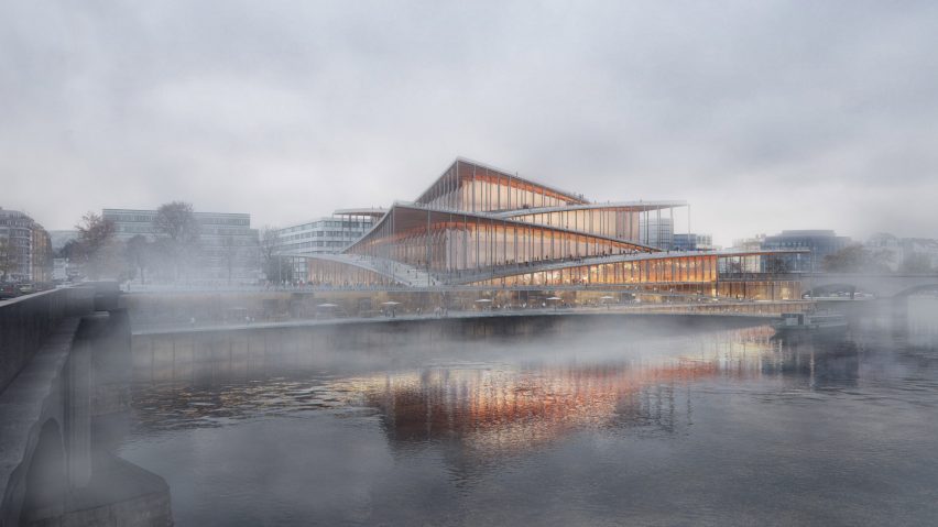 BIG designes a huge concert hall in Prague