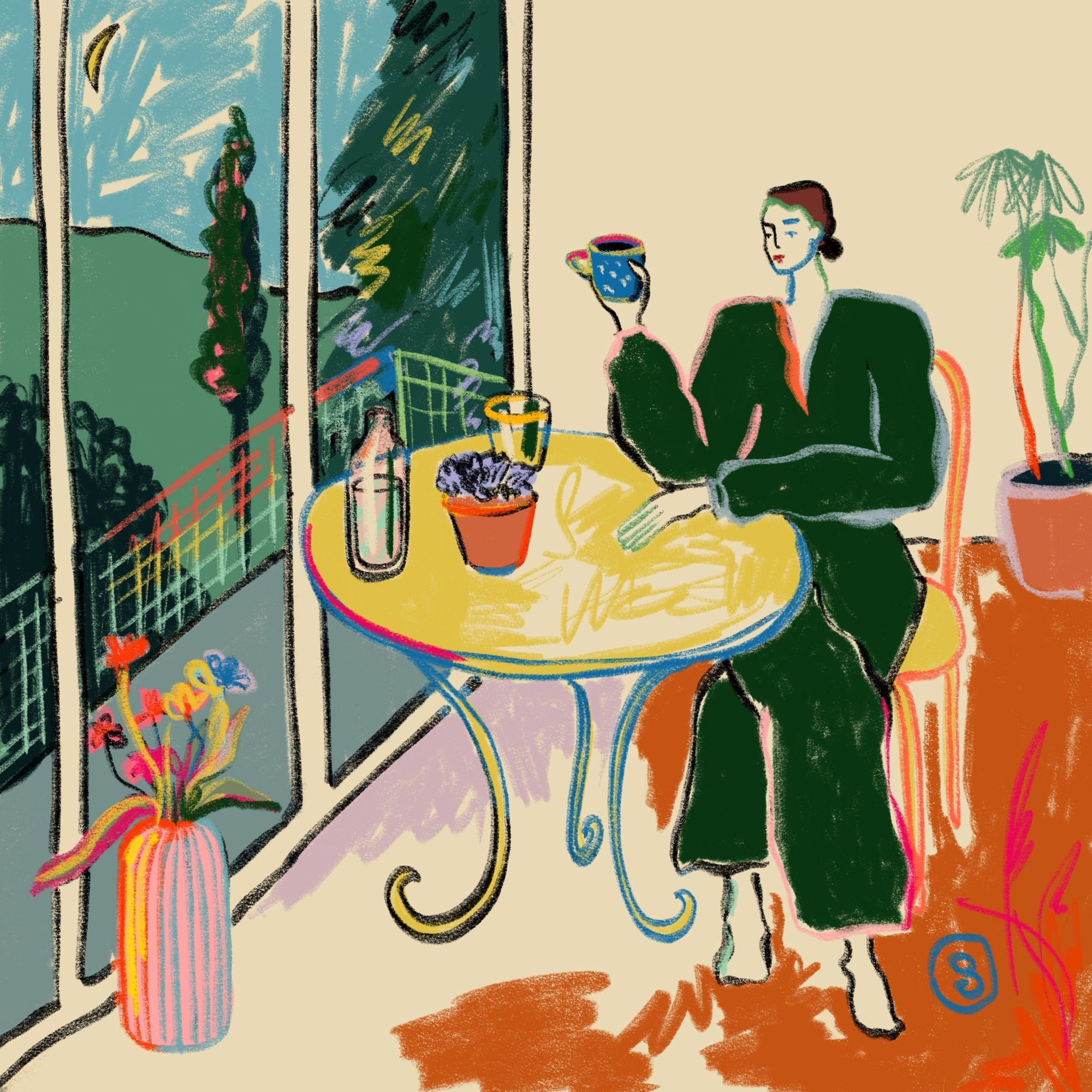 Egy orosz-izraeli-bolgár grafikus Budapesten