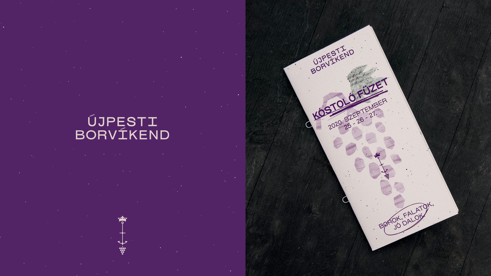 Ilyen is lehet egy borfesztivál arculata! | Faraway Design