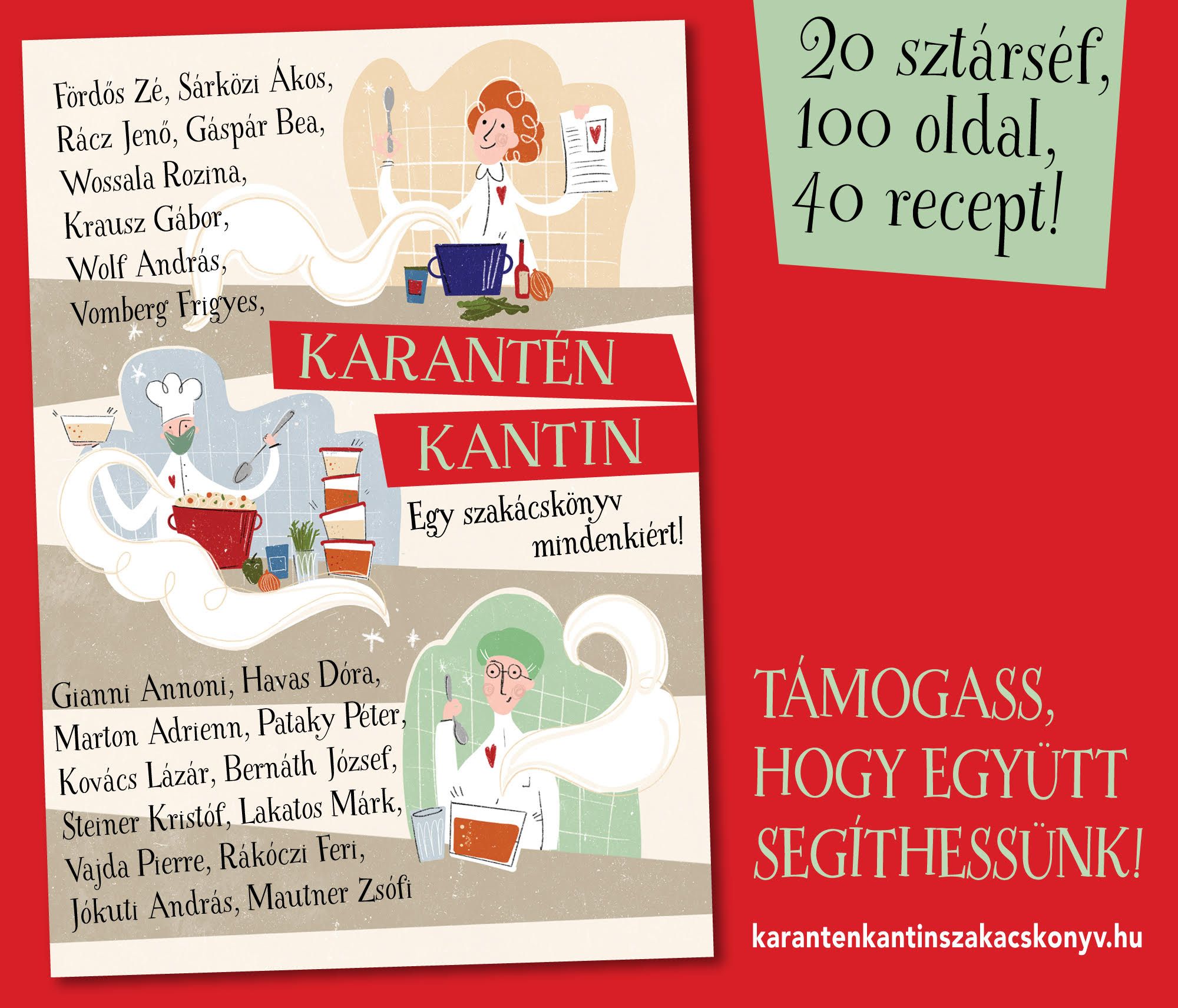 Villámillusztrációk egy digitális szakácskönyvben | Hitka Viki X Karantén Kantin