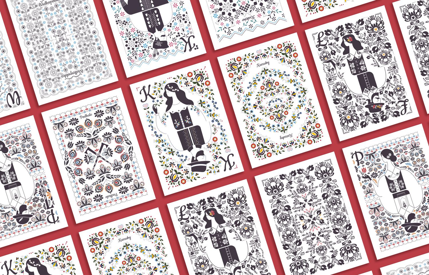 Folk patterns in modern interiors