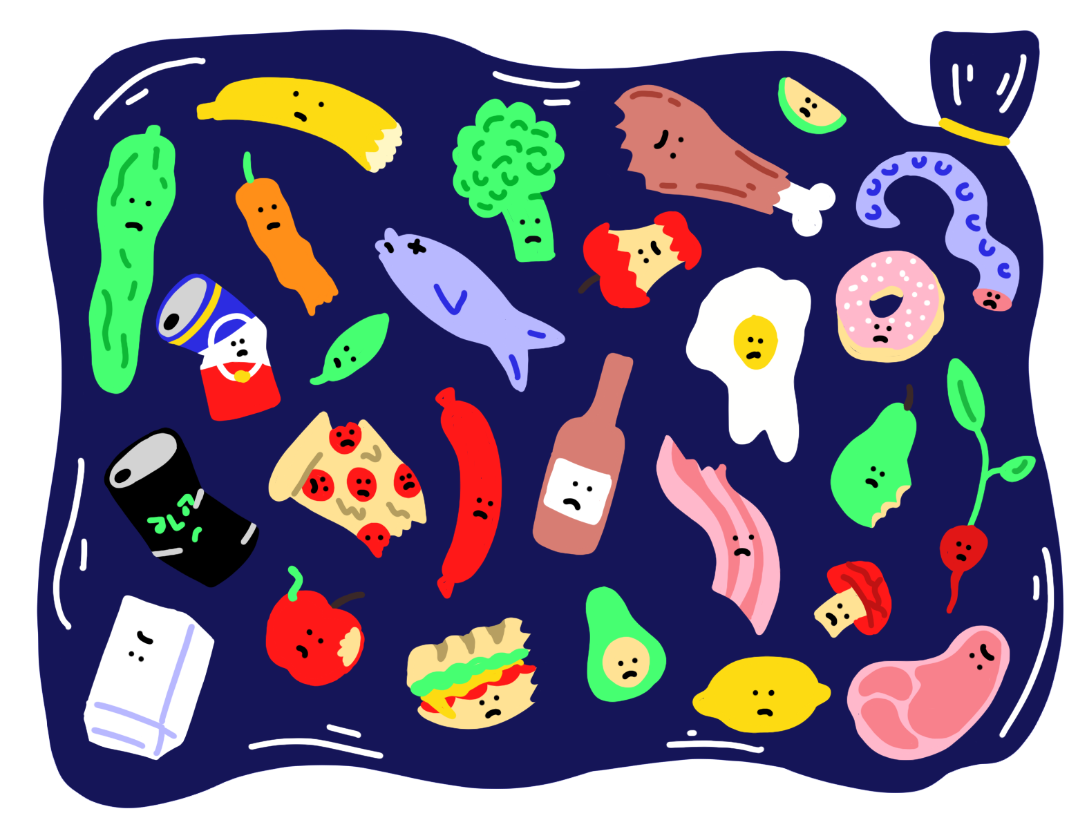 One hundred million tonnes of food end up in the trash instead of on the hungry people’s plates