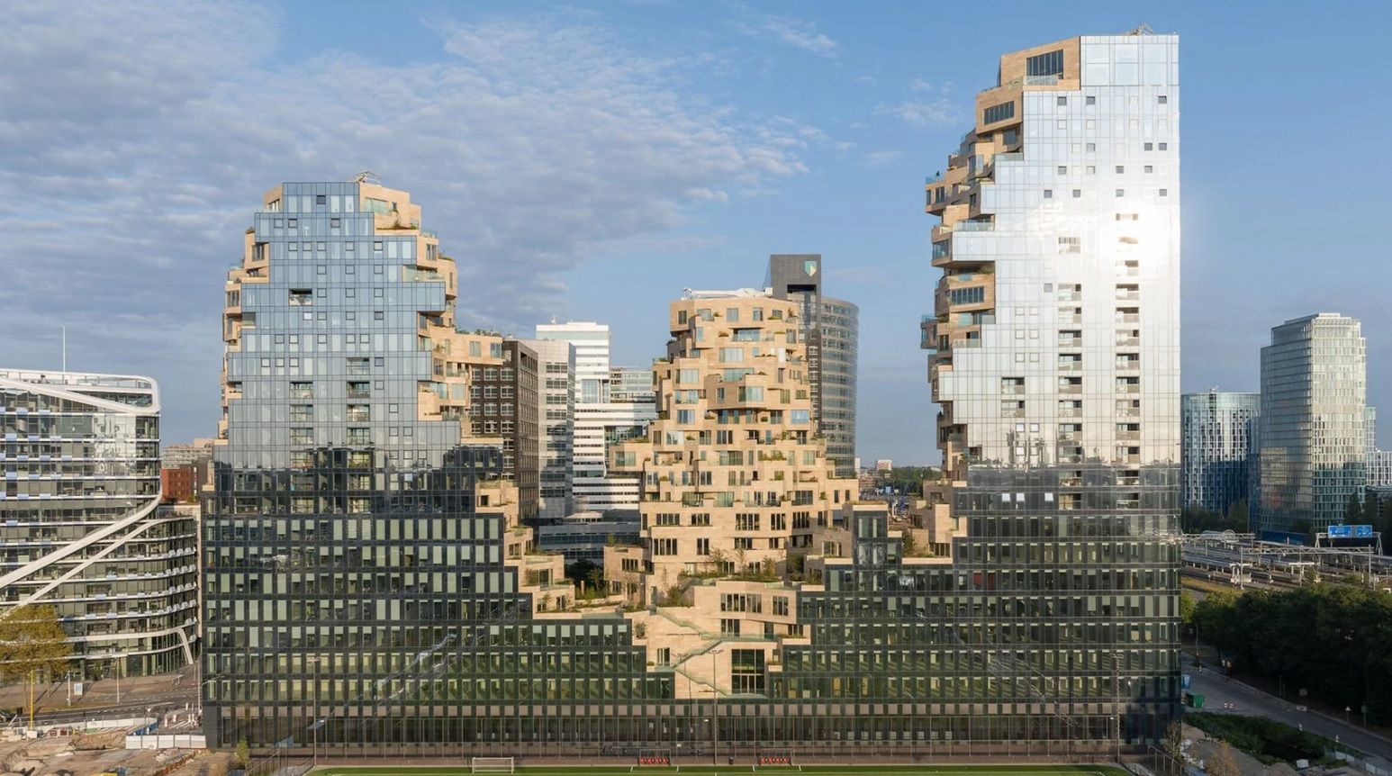 A trio of crumbling towers makes Amsterdam even more remarkable