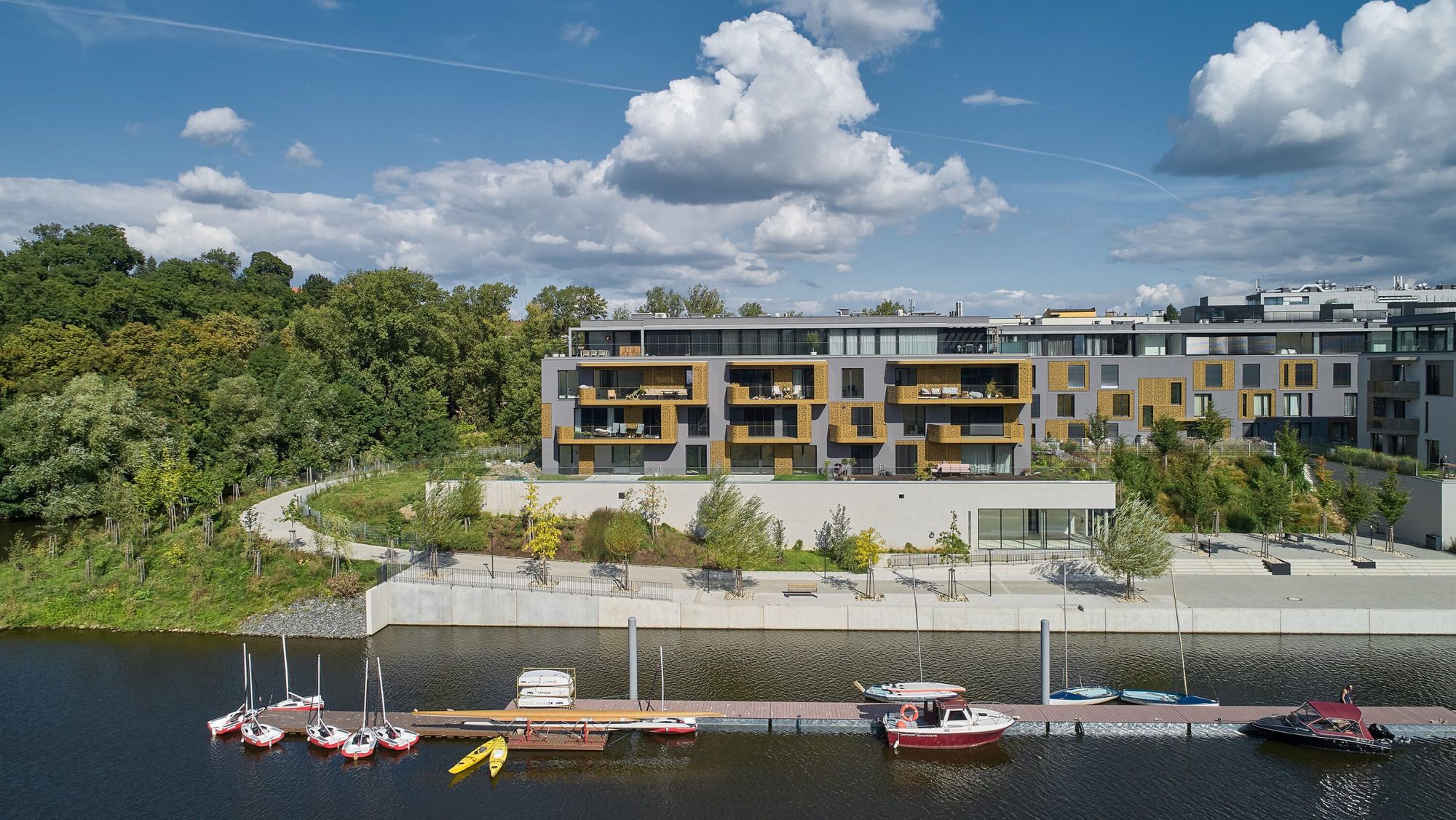 Residential area from Prague’s old port