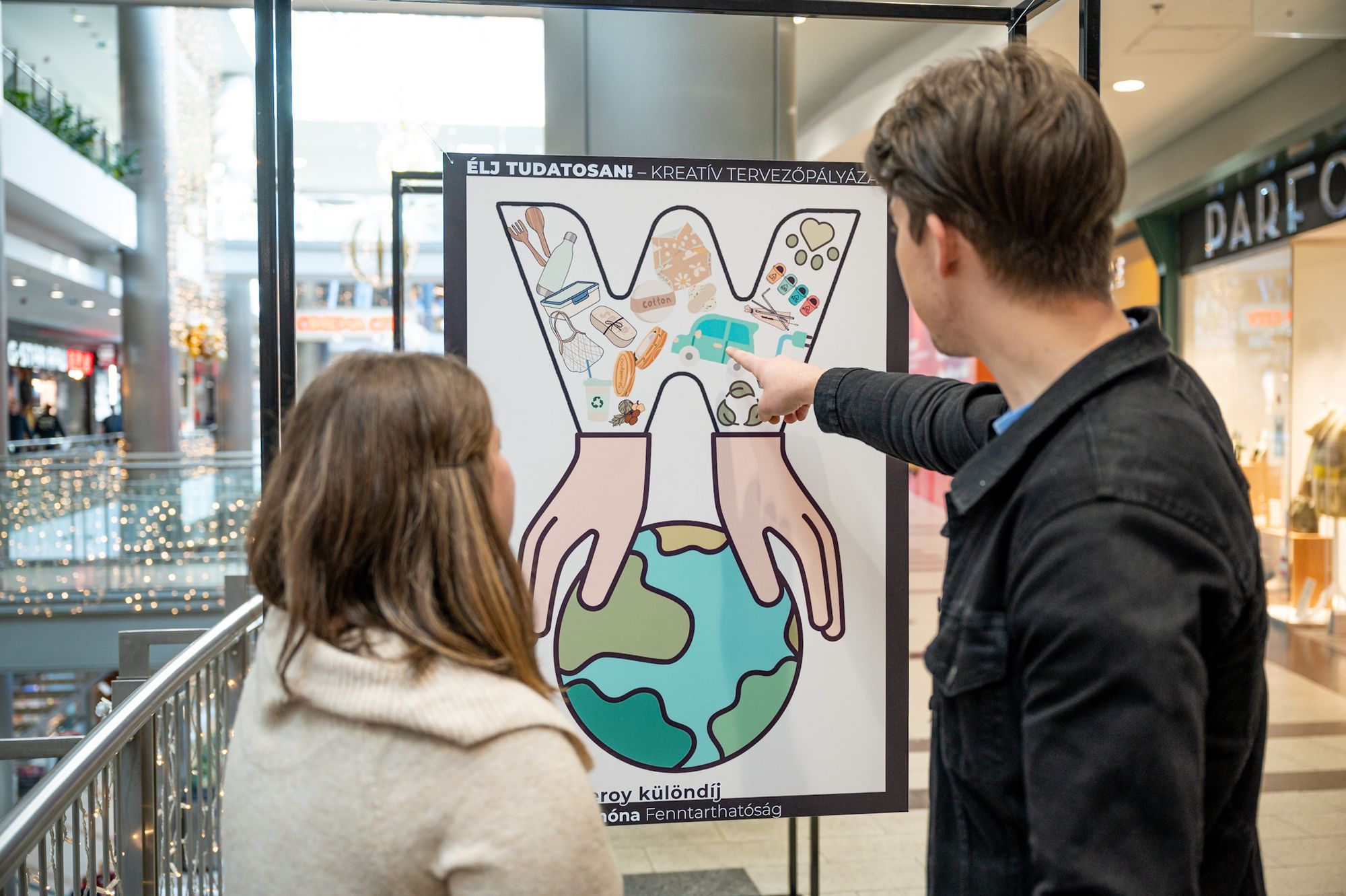 396 logos for sustainability by Westend in Budapest