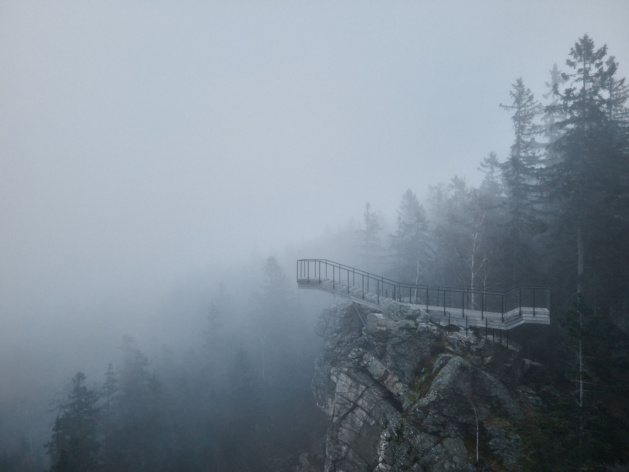 Lookout points guarding the Czech mountains