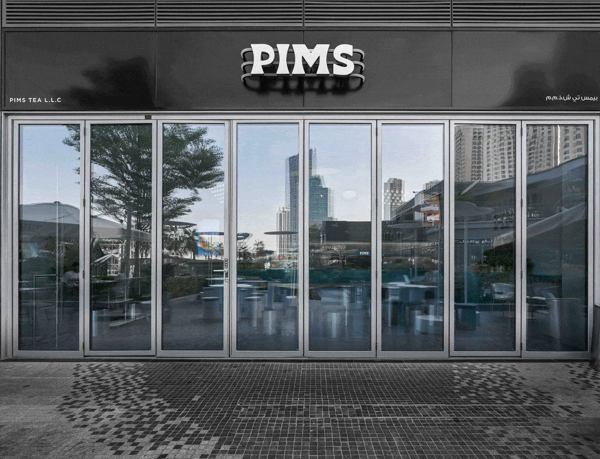 Belgrade-based studio designs a cooling tea shop for Dubai