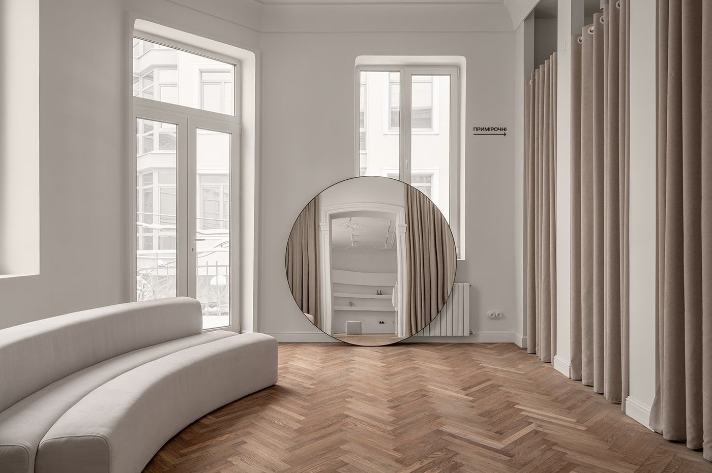 The newest showroom of Ukrainian fashion brand COOSH