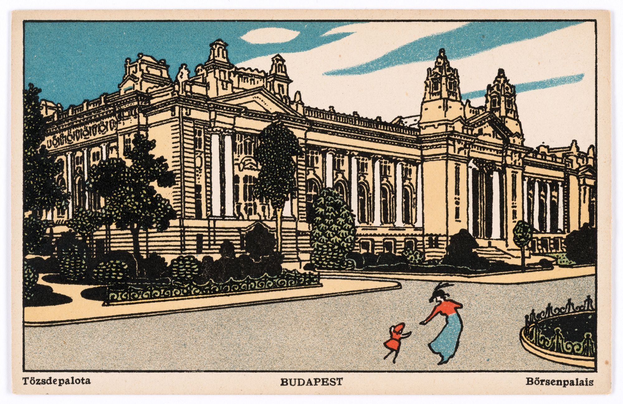 Magical secessionist postcards from Budapest at the turn of the century