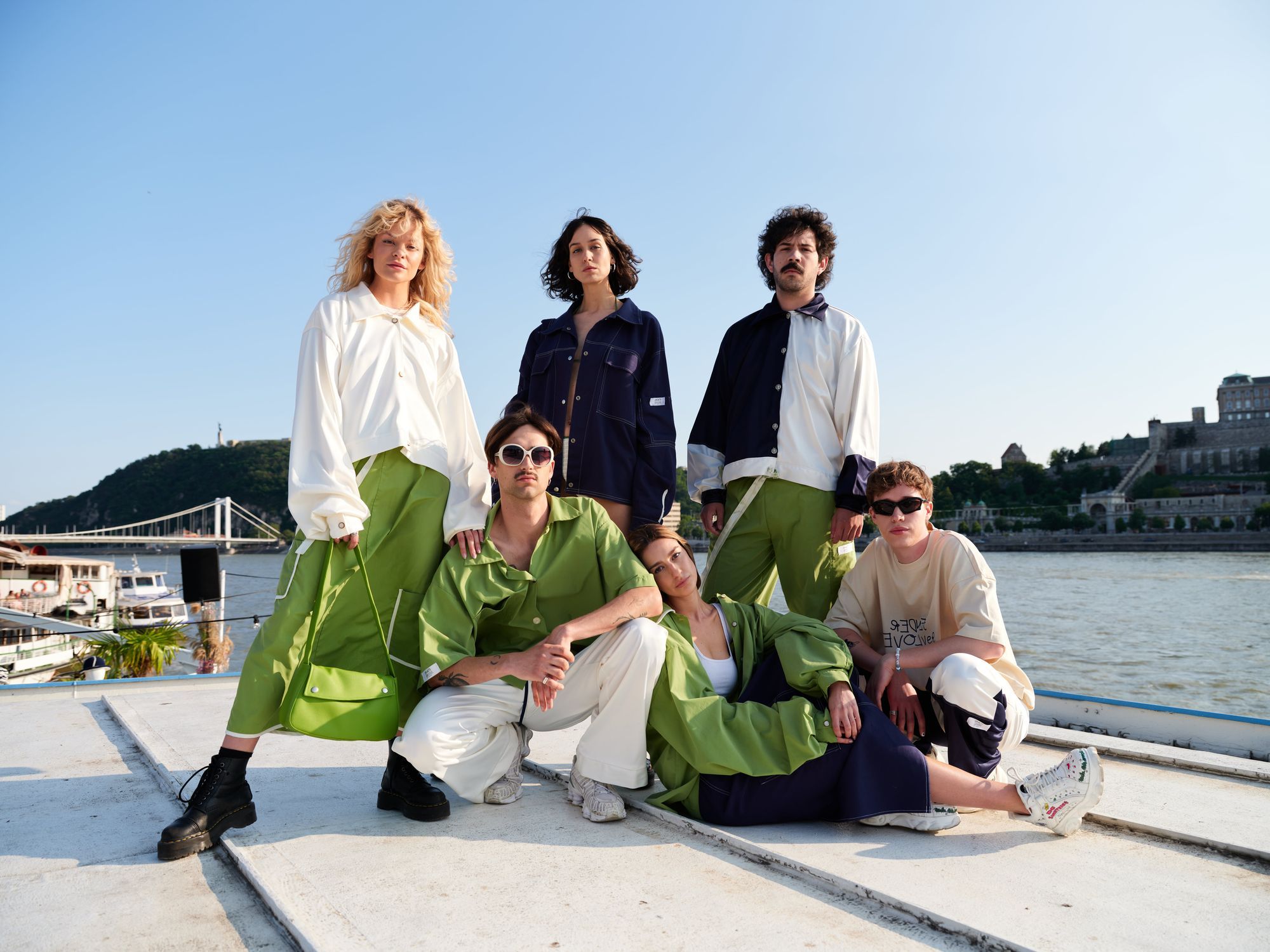 Gemini hotstuff x gyuris collab presented in a sunset swing