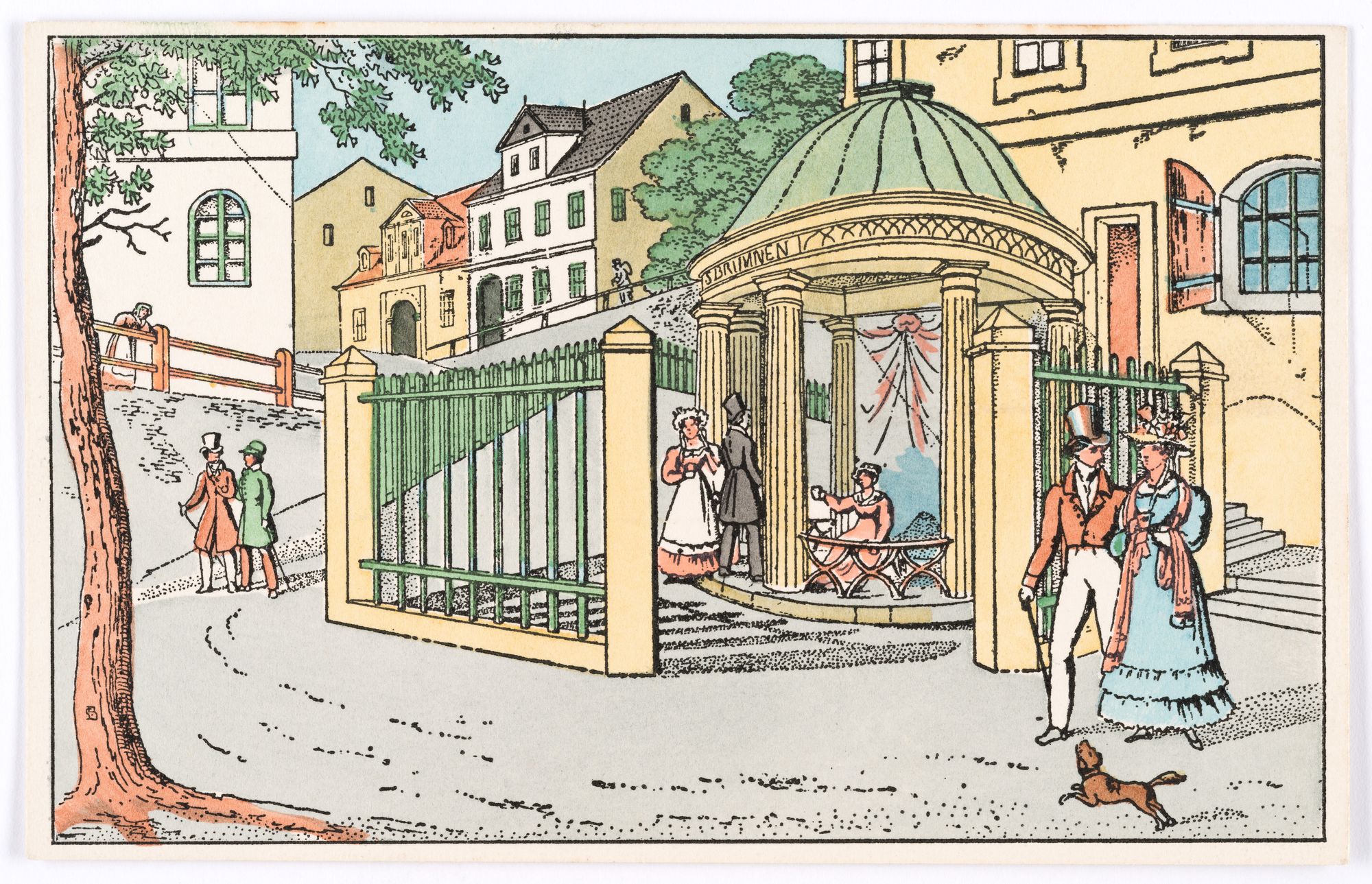 Századfordulós képeslapokon a híres közép-európai fürdőváros