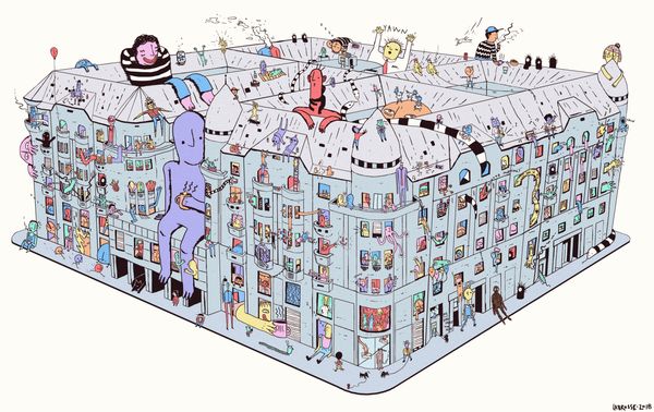 Budapest by Labrosse I Palatinus House