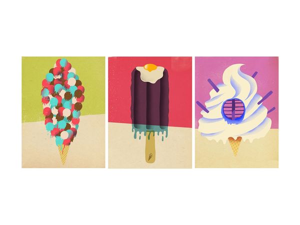 Creating flavors with colors and shapes