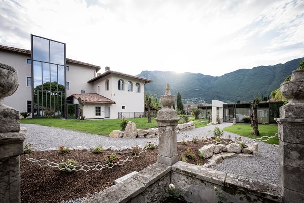 The monumental halls of a monastery are brought back to life as a hotel