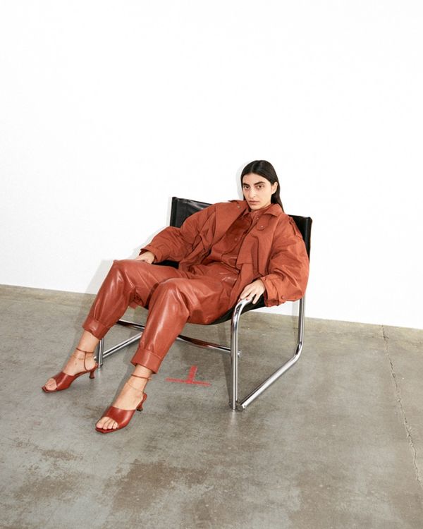 A Hungarian-Indian painter became the muse of AERON's new collection