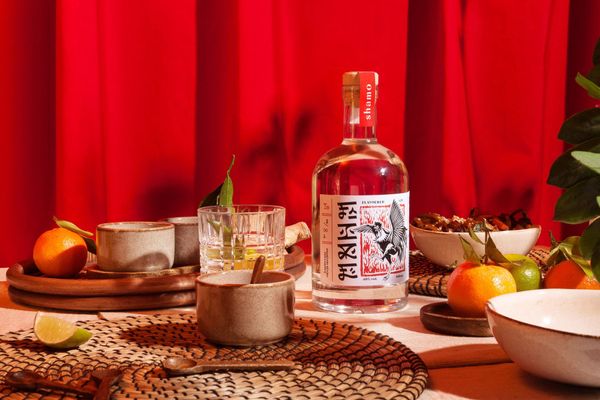 A double-sided label reflects last year’s difficulties on this limited-edition gin