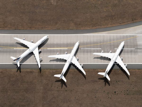 Resting aircrafts on Tom Hegen's aerial shots