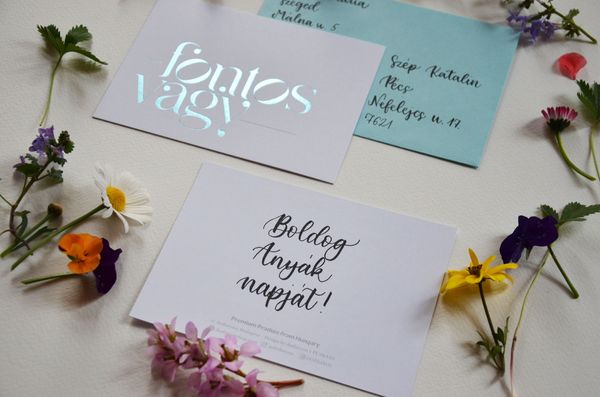 Handwritten postcard for Mother's Day by DOT for You