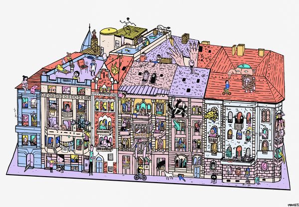 Budapest by Labrosse | The block on Várkert Quay