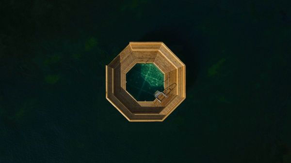 Be it summer or winter, take a dip in this Copenhagen floating pool!